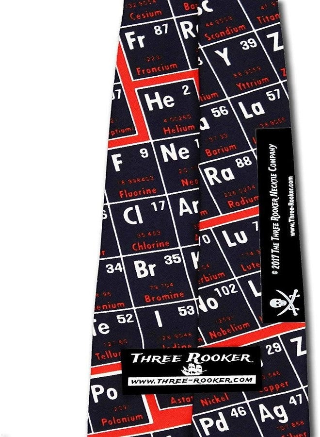 Three Rooker Periodic Table Neckties Chemistry Ties Science Tie Mens Neck tie - Image 4